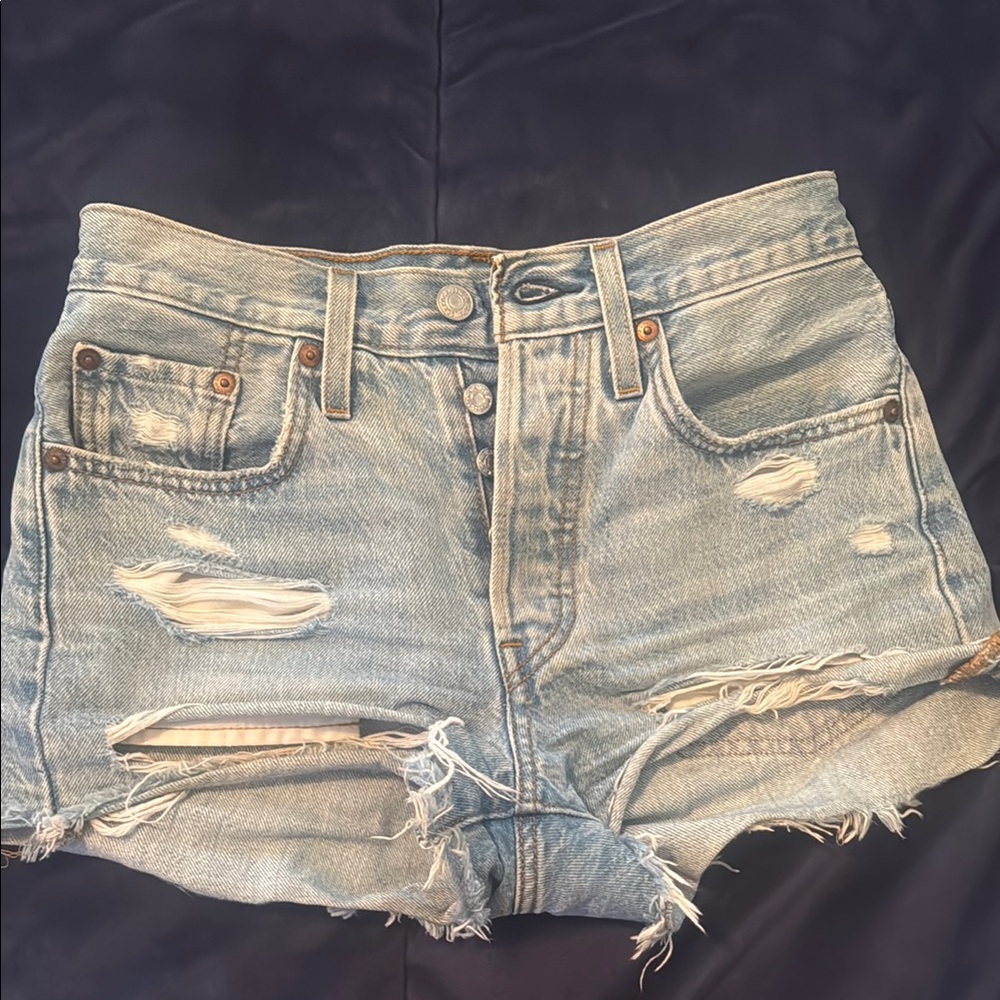 levi’s Distressed Denim Shorts